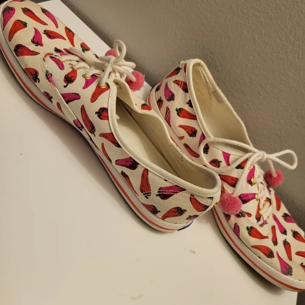 Keds x Kate Spade Spicy 🌶️ Chili Pom Pom Shoes